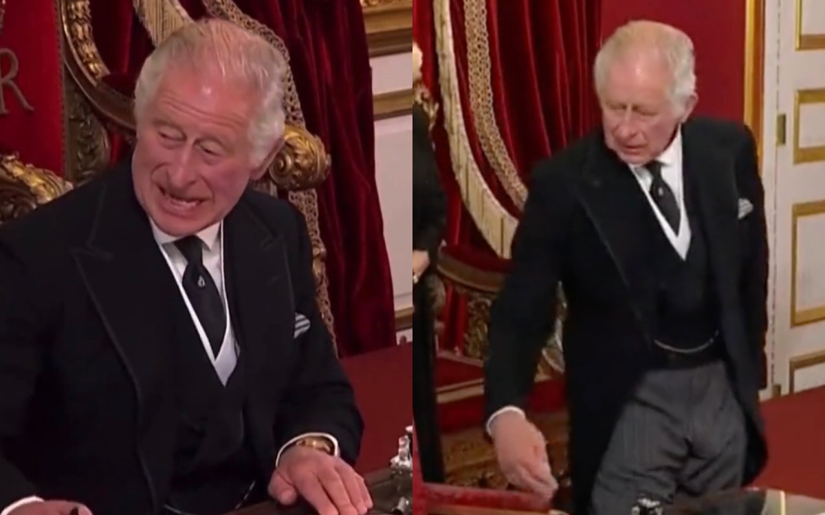 Los polémicos gestos del rey Carlos III durante su proclamación | Videos