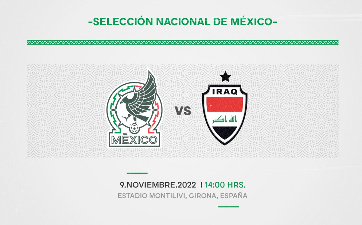 México se enfrentará a Iraq de cara al Mundial de Qatar 2022 | Tuit