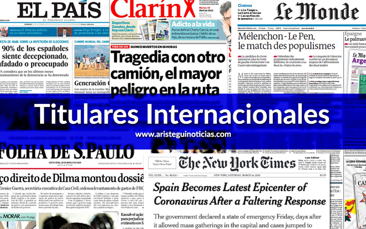 Perú evalúa adelantar elecciones; Así era el atacante de Algeciras y más | Primeras planas del mundo 27/01/2023