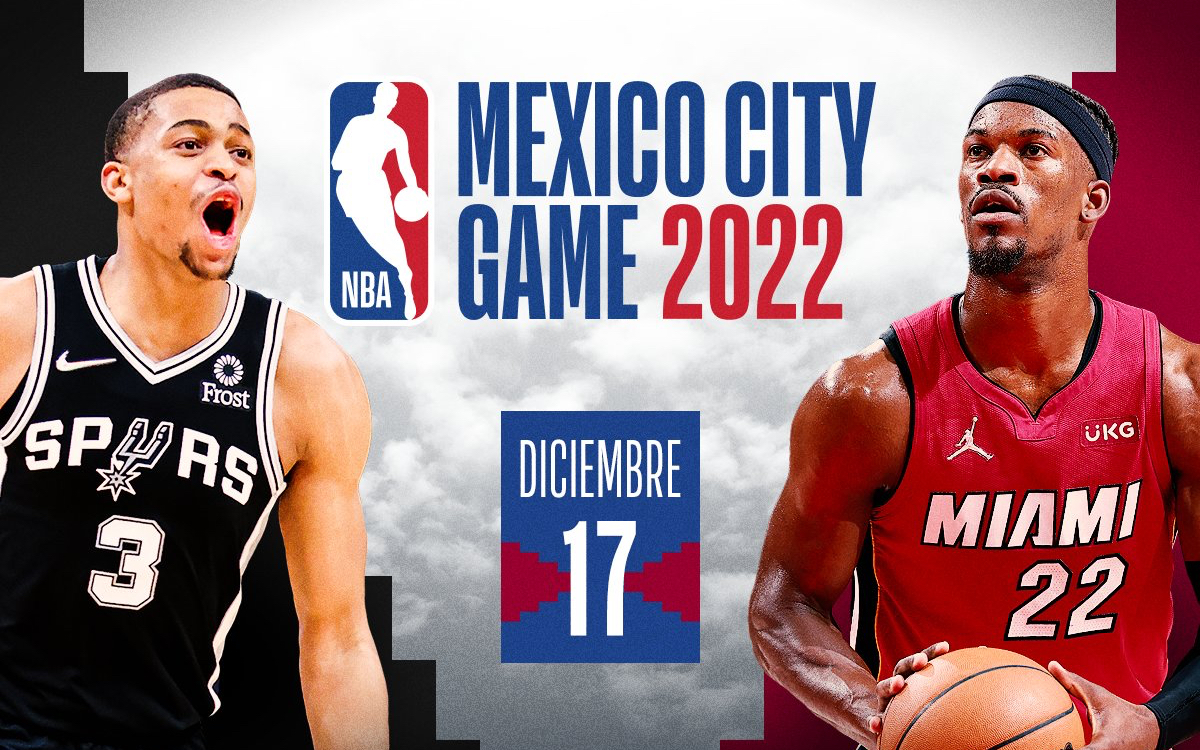 NBA: Agota boletos para el duelo Heat vs. Spurs en la Arena CDMX | Tuit
