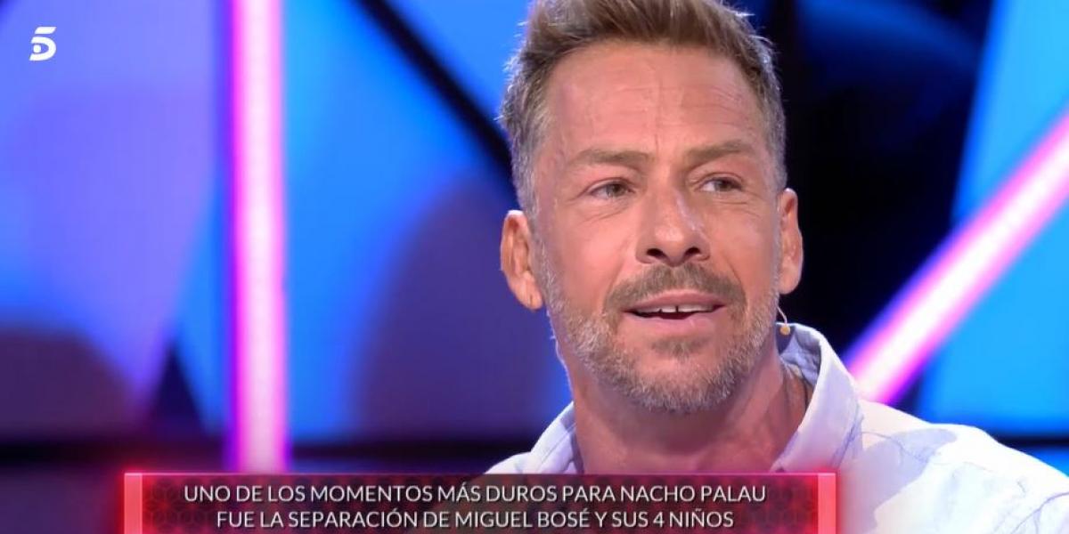 Nacho Palau reaparece en televisión y revela todos los detalles de su relación con Miguel Bosé