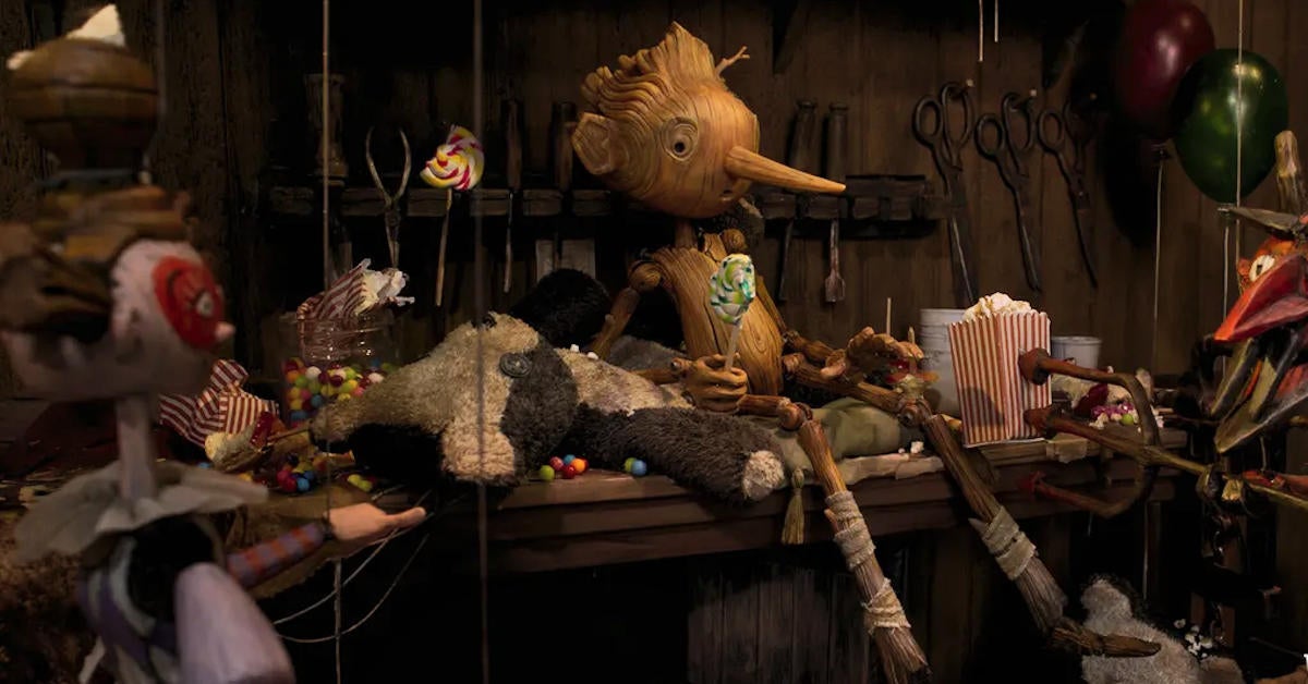 Netflix revela nueva imagen de Pinocho de Guillermo del Toro
