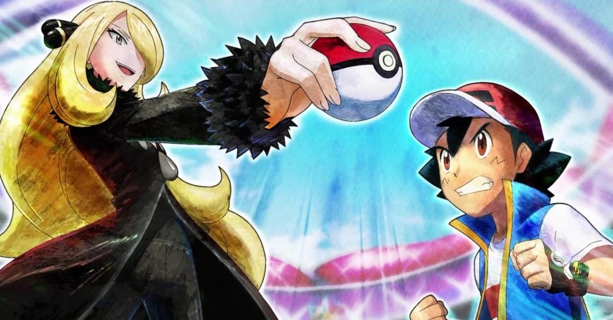 Pokémon finalmente comienza el Dream Match de Ash contra Cynthia