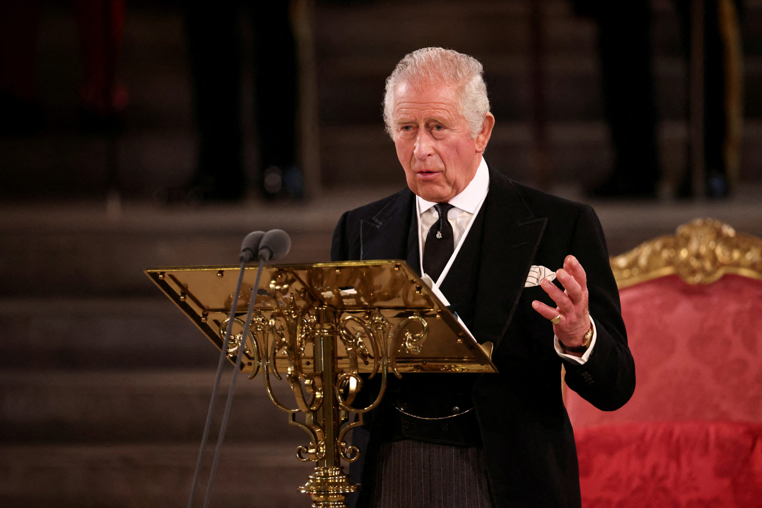 Rey Carlos III se dirige por primera vez al Parlamento británico: “No puedo evitar sentir el peso de la historia”