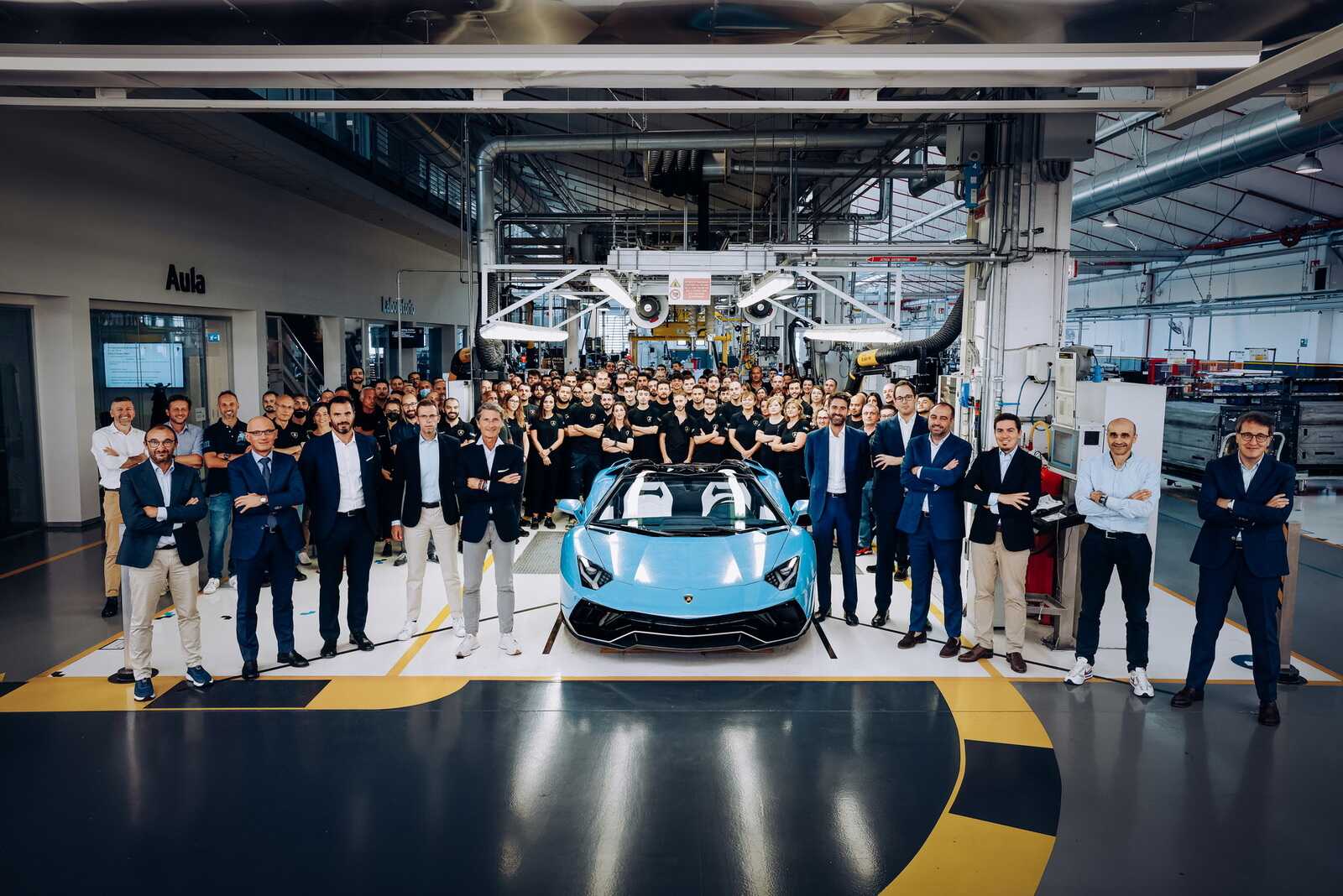 El último Lamborghini Aventador ya fue fabricado
