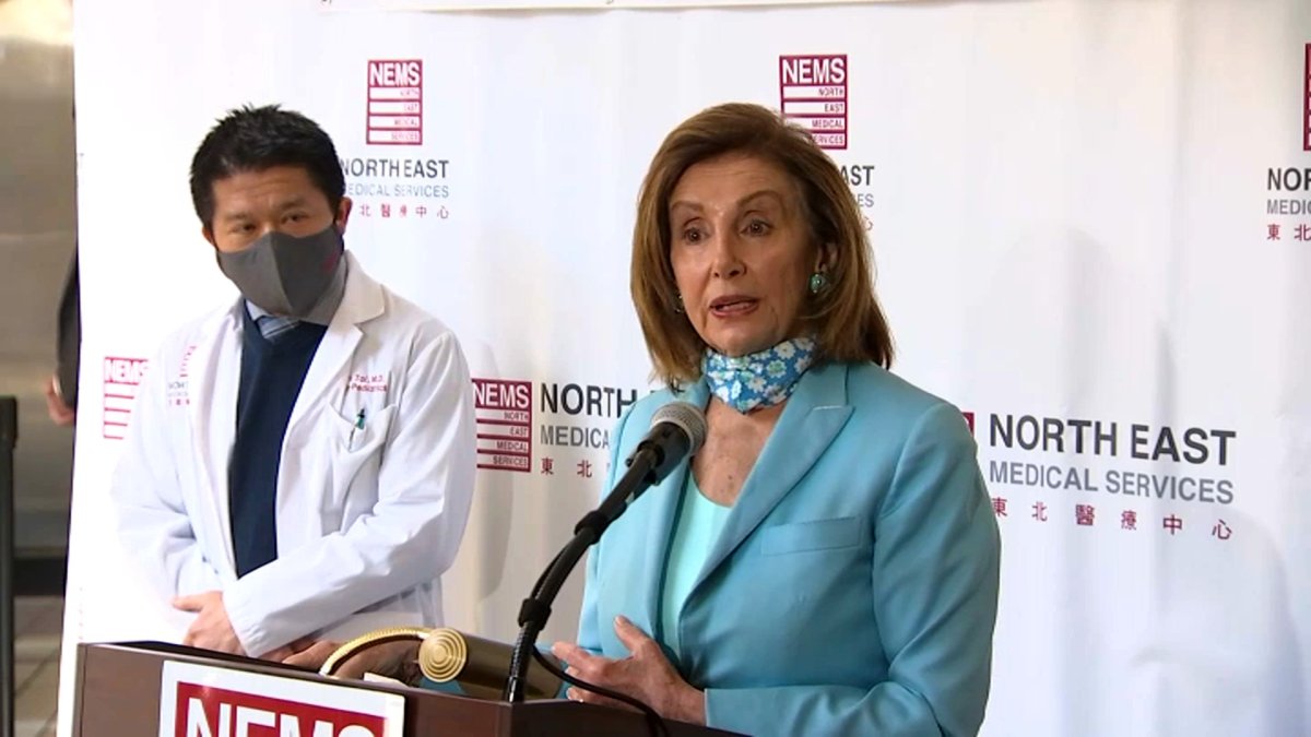 Nancy Pelosi dice que esposo tendrá larga recuperación