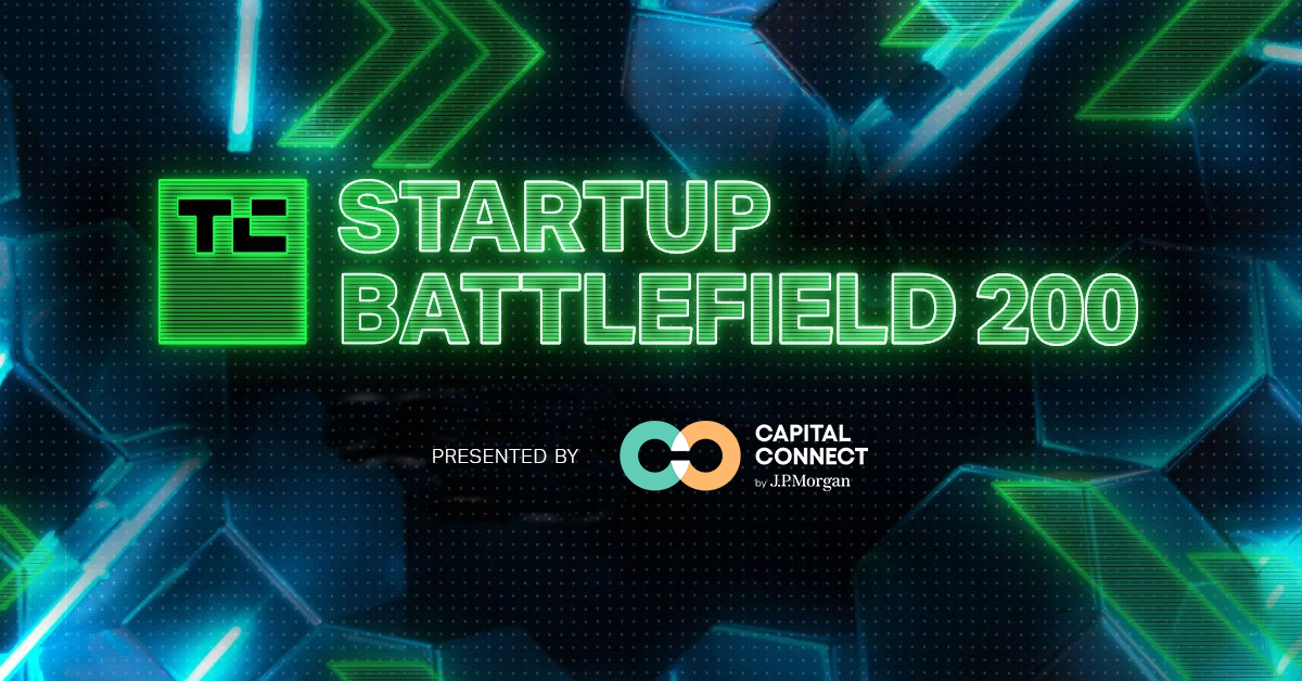 Anuncio de las empresas de TechCrunch Startup Battlefield 20 en el escenario disruptivo