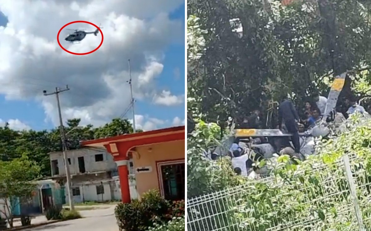 Captan momento en el que se desploma helicóptero de la Armada de México en Tabasco | Video