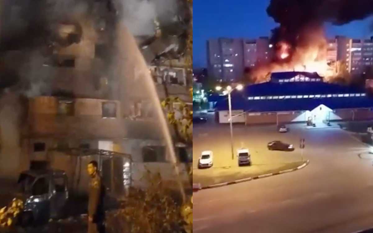 Cazabombardero ruso colapsa sobre edificio habitacional: al menos 4 muertos