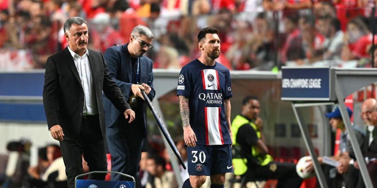 Christophe Galtier explica el cambio de Messi