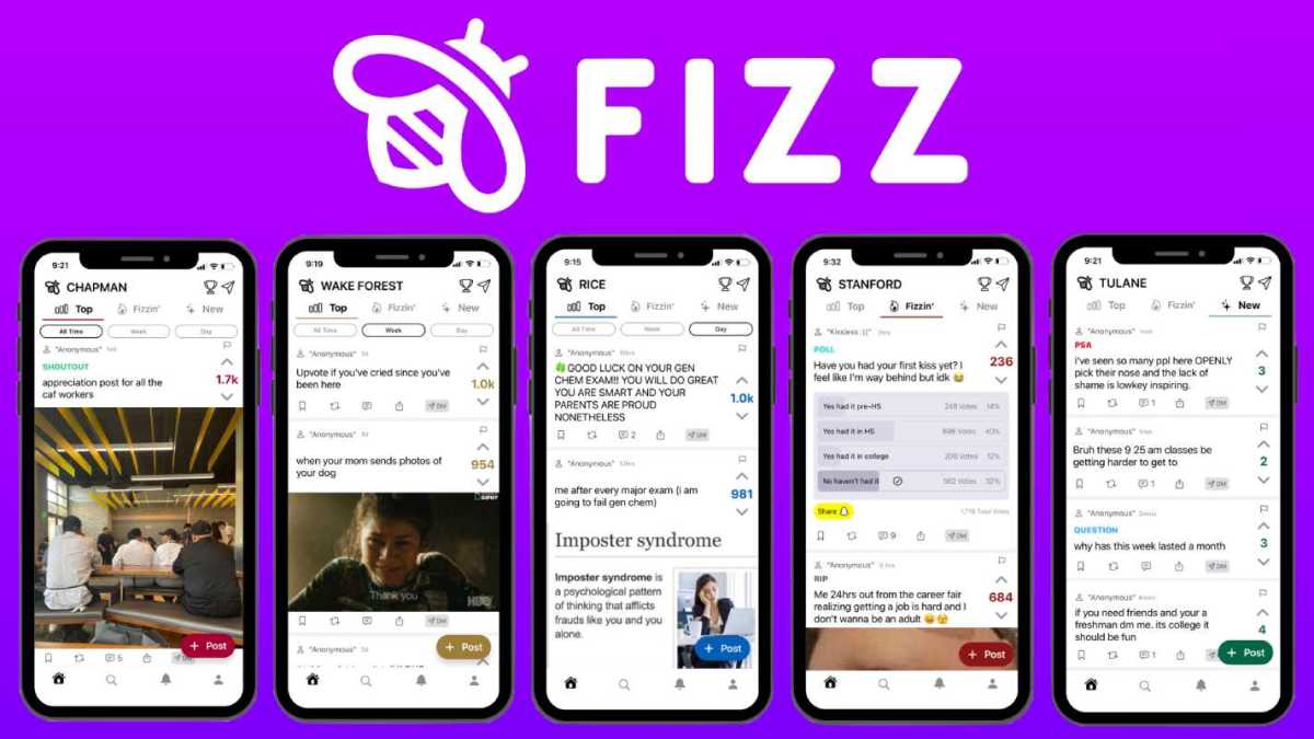 La popular aplicación social Fizz demanda a su rival Sidechat por prácticas de competencia desleal