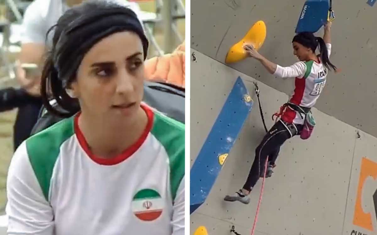 Desaparece escaladora iraní Elnaz Rekabi tras competir sin velo; versiones apuntan a su detención