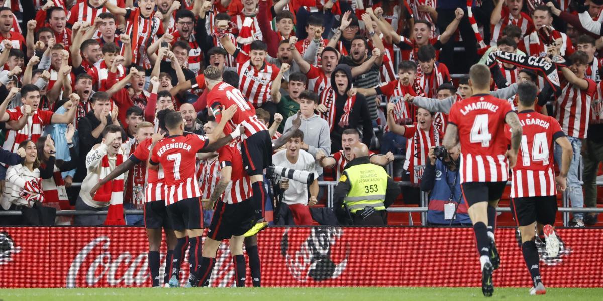 El Athletic finalizará la séptima jornada como tercer clasificado