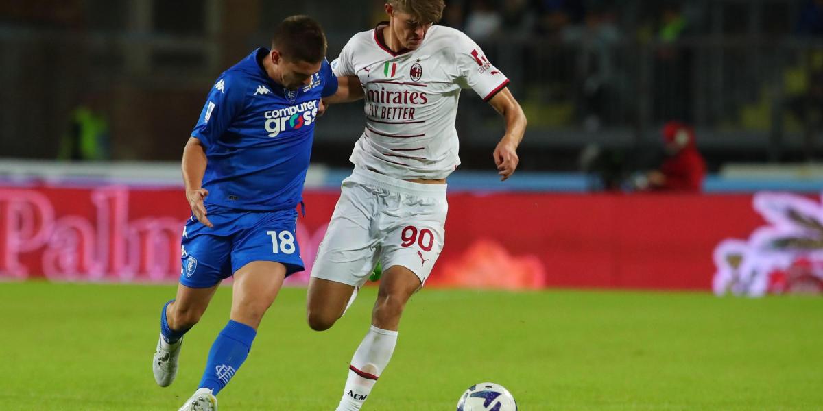 El Milan gana al Empoli en un partido con tres goles en el añadido
