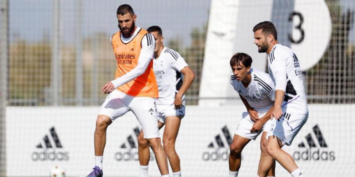 El Real Madrid prepara la Champions con Benzema