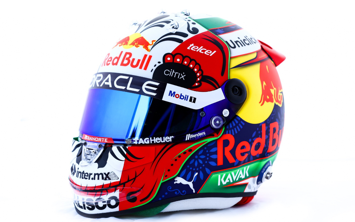 F1: Presenta ‘Checo’ Pérez el casco que usará para el Gran Premio de México | Video