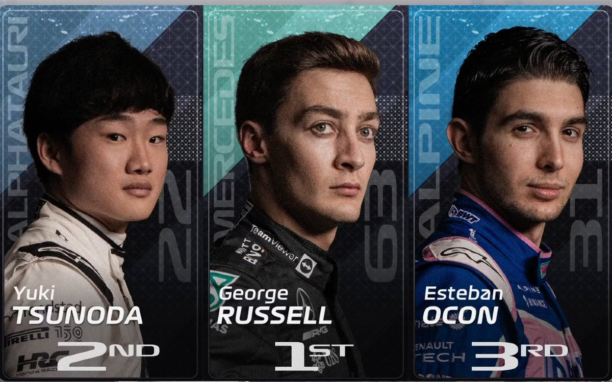 F1: Russell, Tsunoda y Ocon dominan la segunda práctica libre; ‘Checo’ finaliza quinto | Video
