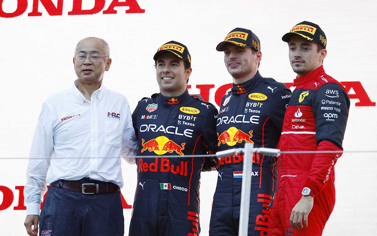 F1: Verstappen se convierte en bicampeón del mundo en Japón; 'Checo' queda en 2º por sanción a Lecrlerc