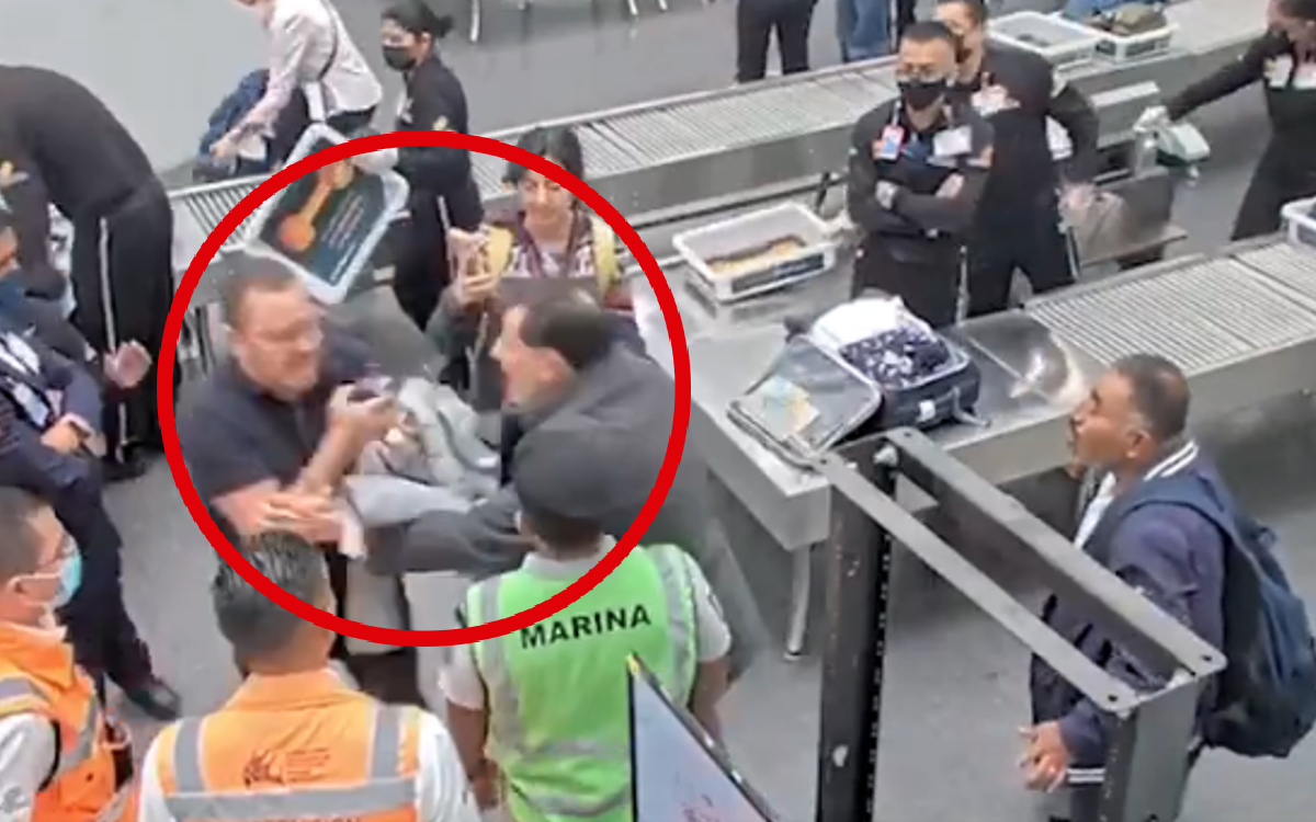 Fernández Noroña acusa ‘agresión’ en AICM; aeropuerto responde | Video