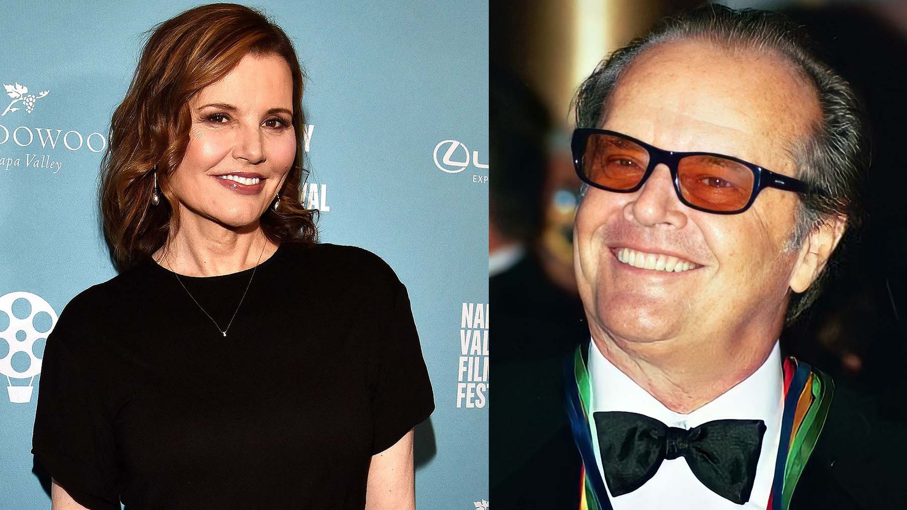 Geena Davis cuenta cómo rechazó a Jack Nicholson siguiendo los consejos de Dustin Hoffman