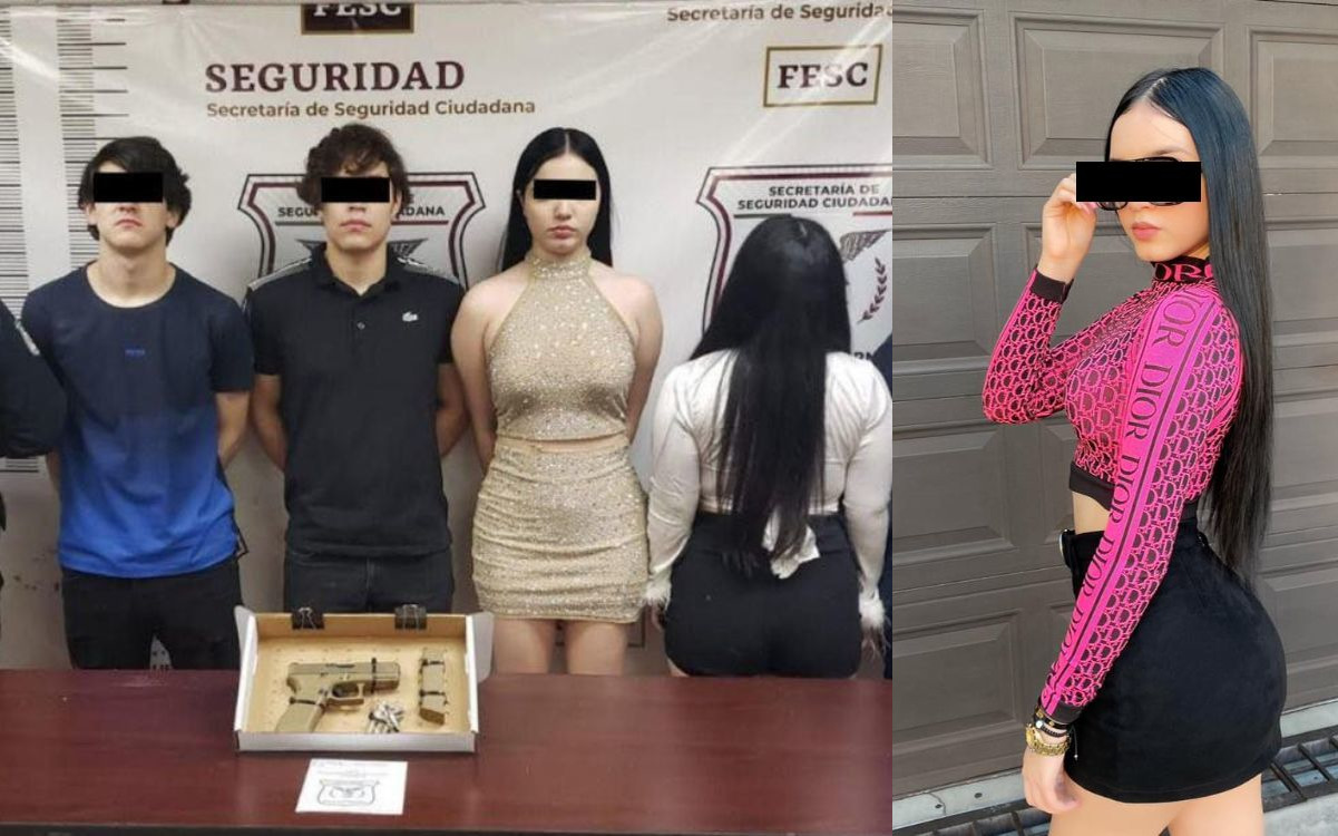 Influencer es detenida en posesión de un arma en Baja California