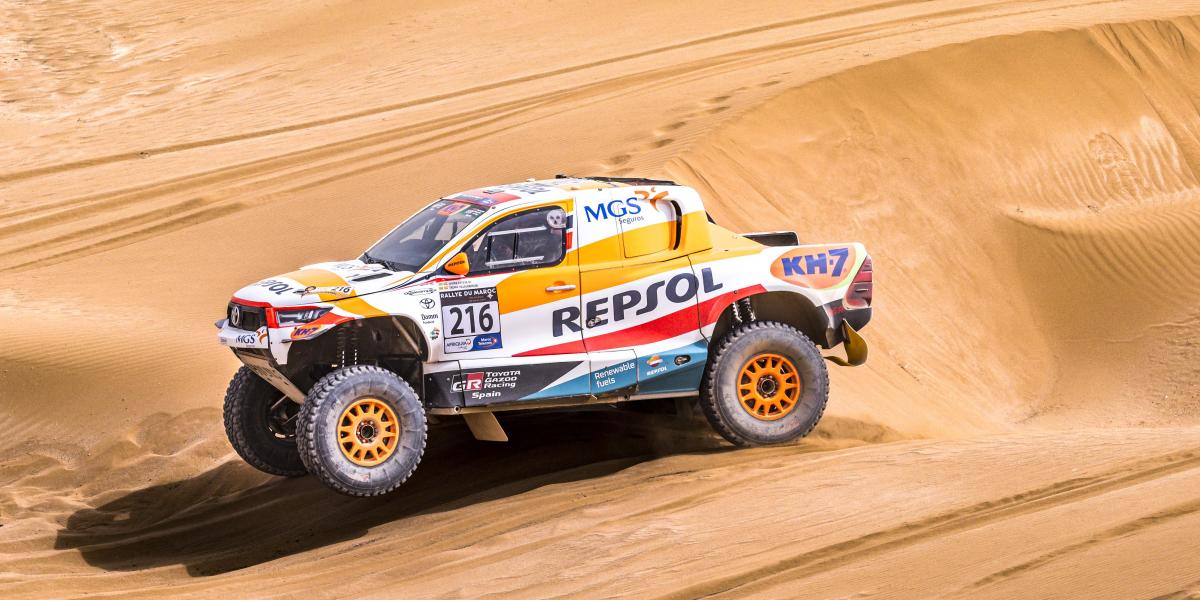 Isidre Esteve logra su mejor resultado en una prueba del Mundial de Rally-Raid