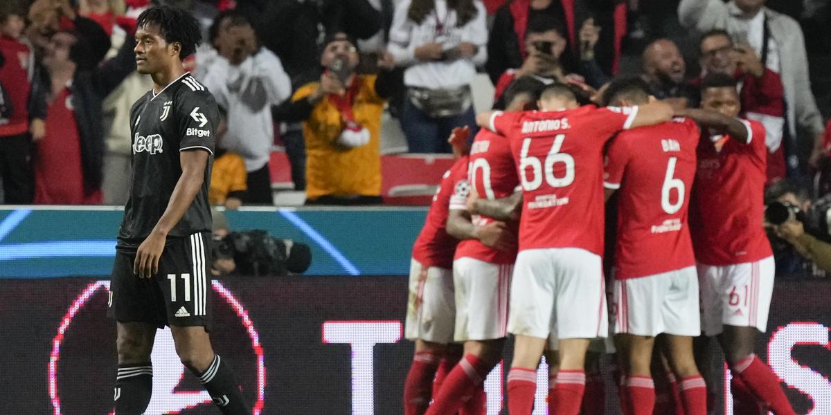 La Juventus, eliminada por un Benfica que accede a octavos
