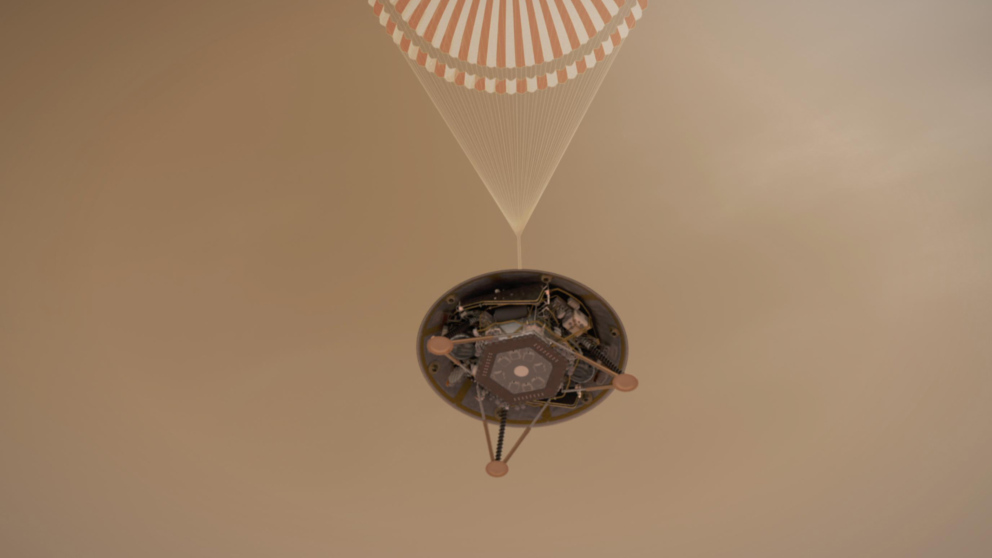 La NASA posa el módulo InSight sobre la superficie de Marte
