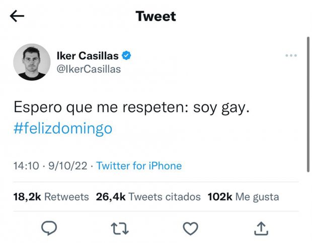 Iker Casillas / Twiter 
