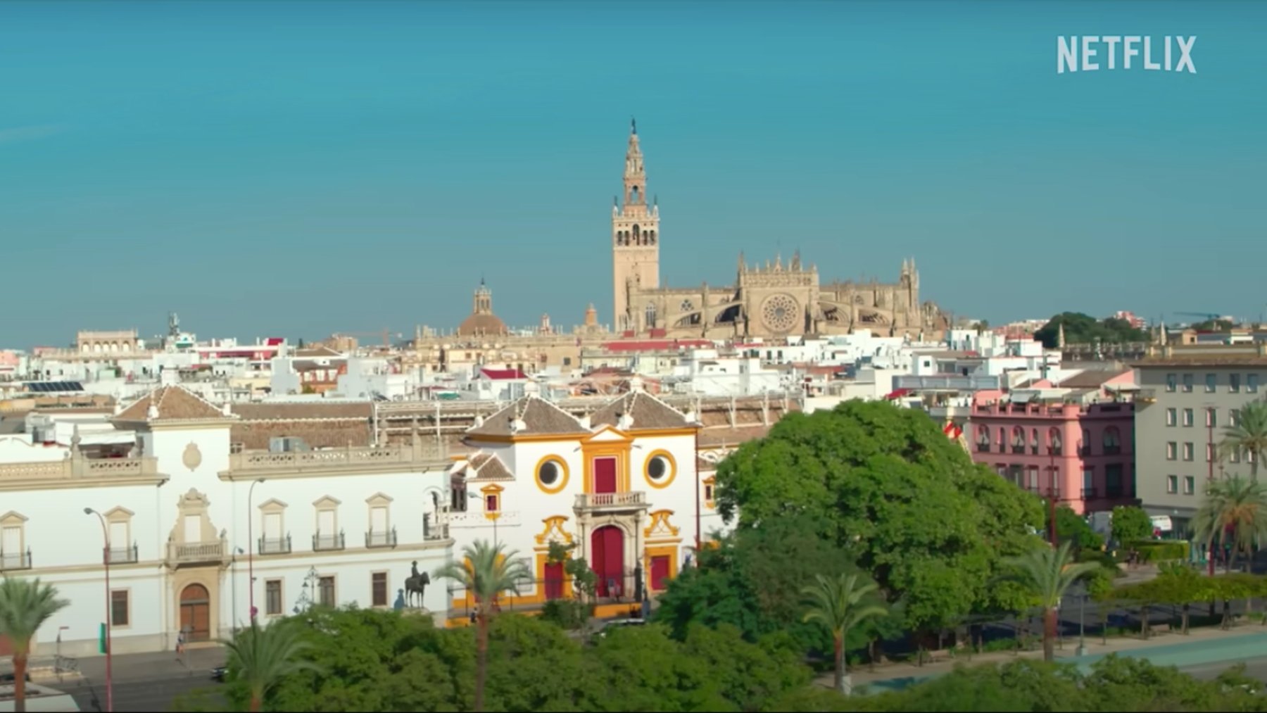 Las primeras imágenes de la nueva serie de Netflix rodada en Sevilla