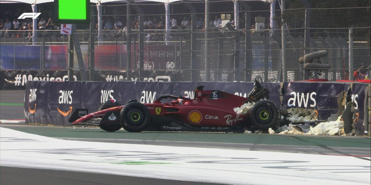 Leclerc la lía en unos Libres 2 convertidos en test Pirelli en México