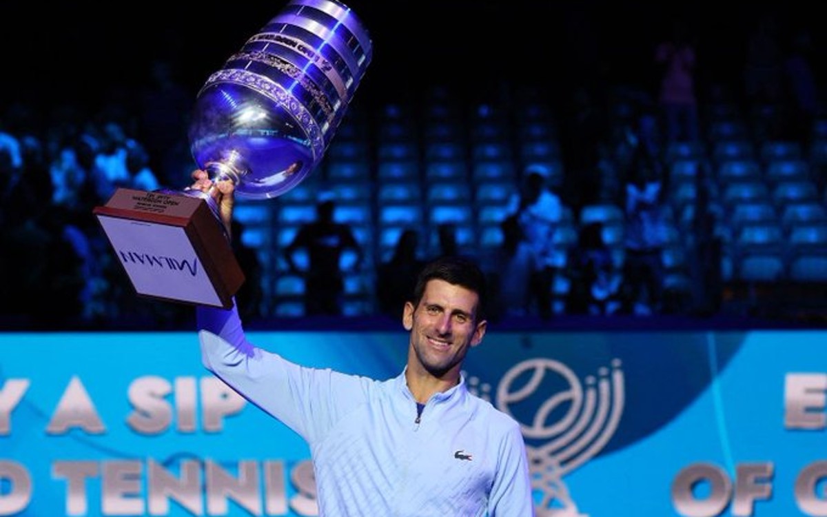Logra Novak Djokovic en Tel Aviv su tercer título en el 2022 | Video