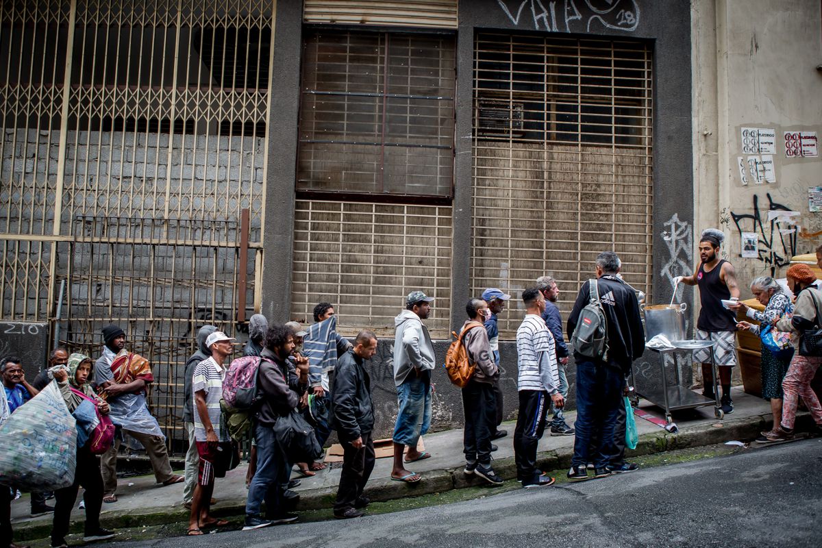 Los hambrientos del centro de São Paulo no tienen candidato claro
