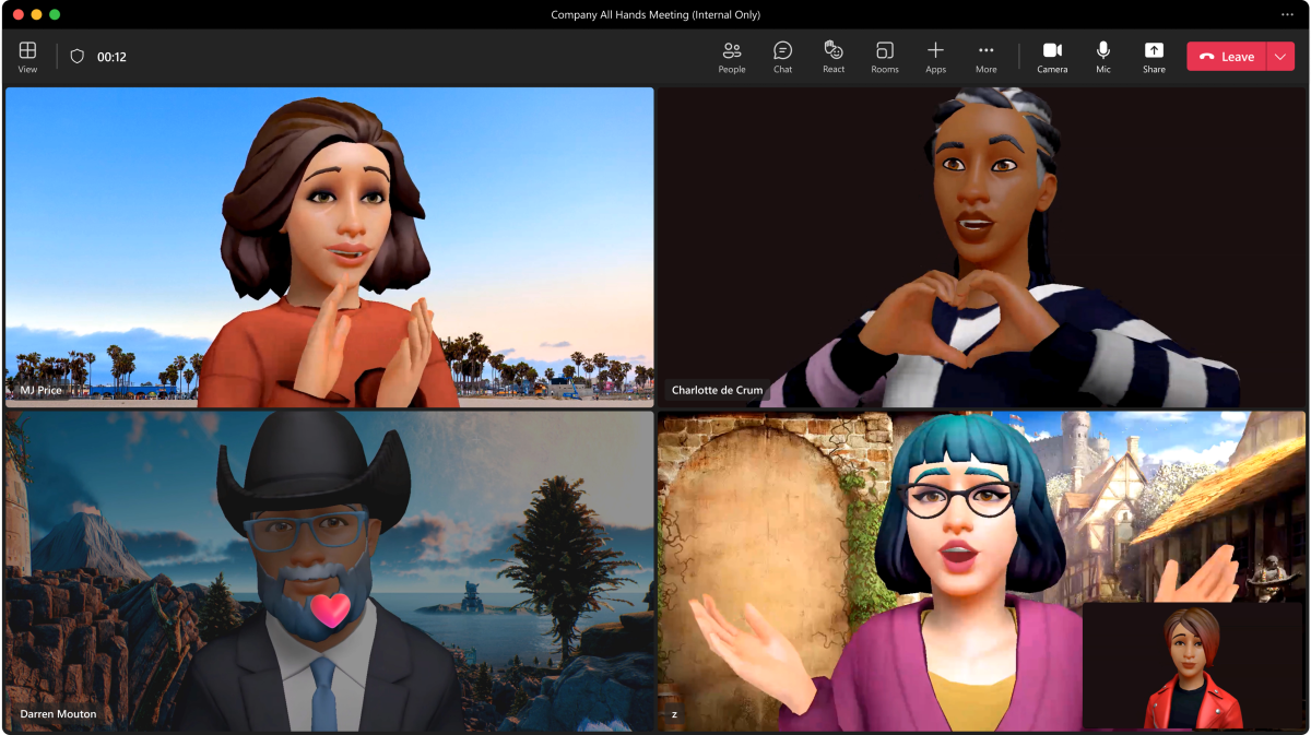 Microsoft Teams obtiene avatares animados y resúmenes impulsados ​​por IA