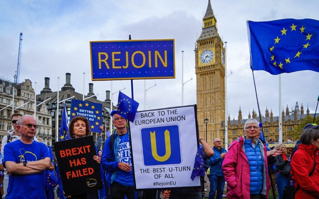 Miles piden en Londres la reincorporación de Reino Unido a la Unión Europea