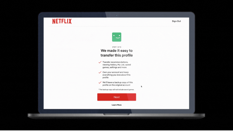 Netflix lanza la nueva función 'Transferencia de perfil' para ayudar a terminar con el uso compartido de cuentas