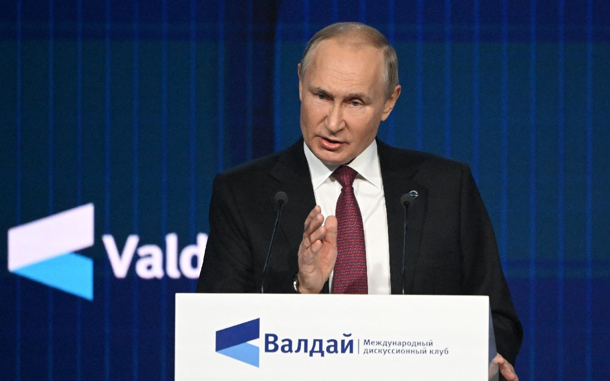 Occidente está participando de ‘un juego peligroso, sangriento y sucio’: Vladimir Putin