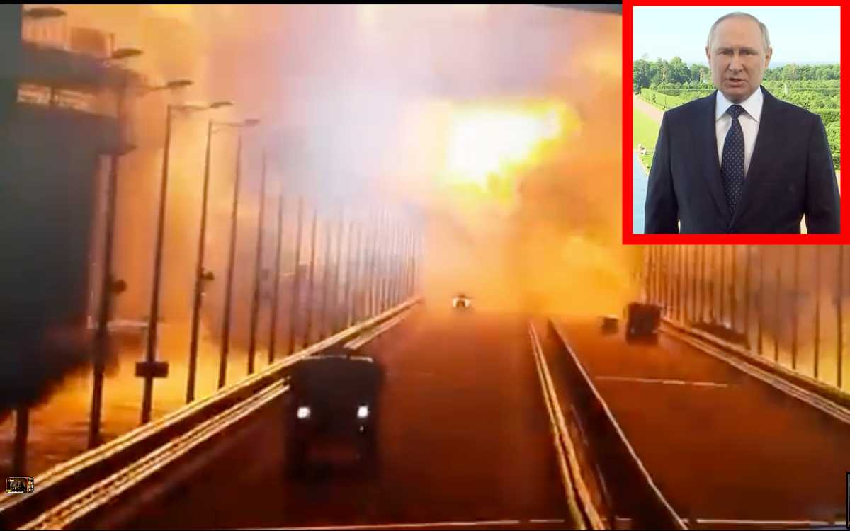 Putin califica como ‘atentado terrorista’ explosión en puente