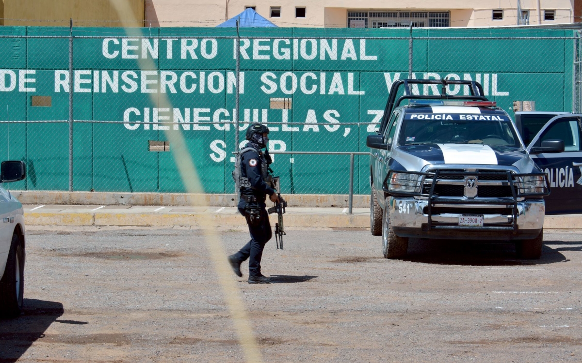 Reportan fuga de al menos 7 reos de penal de Cieneguillas en Zacatecas