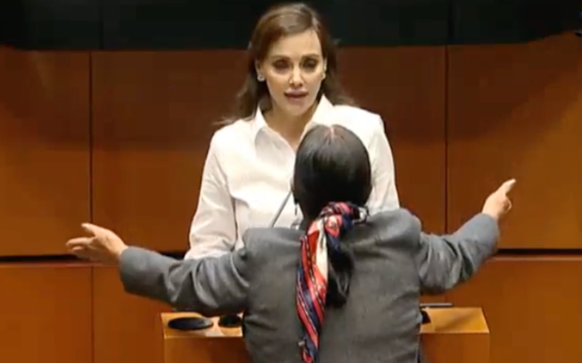 Senadora Lucía Trasviña encara a Lilly Téllez: ‘¡Yo no soy hiena, respétame…!’ | Video