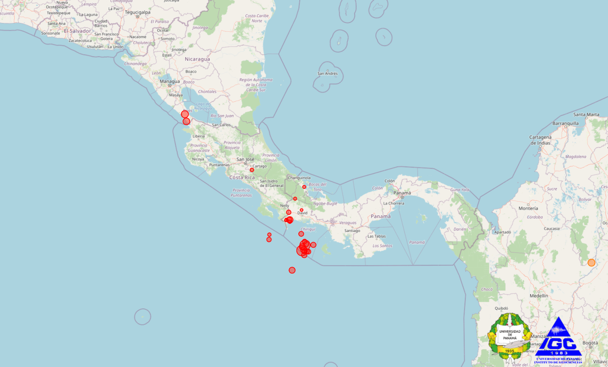 Sismo de magnitud 6.9 despierta a Panamá, autoridades locales no reportan daños