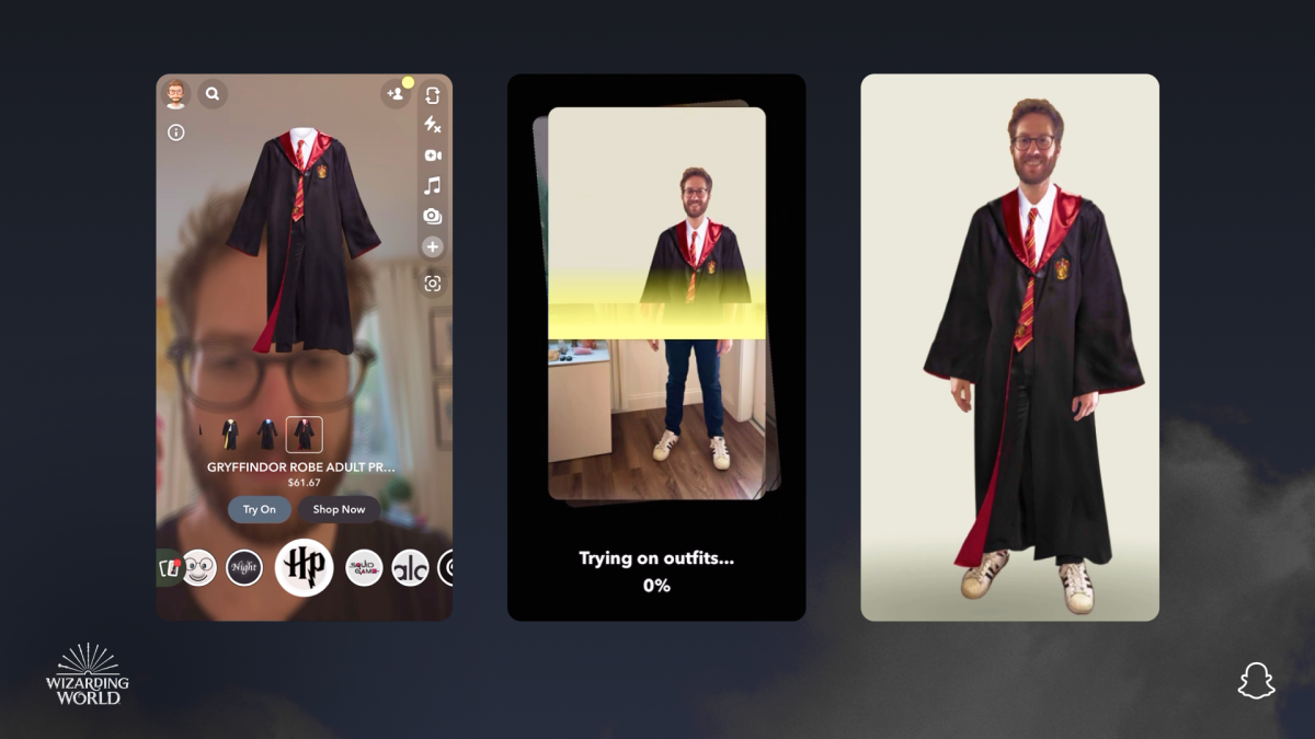 Snapchat ahora te permite probarte y comprar disfraces de Halloween directamente desde su aplicación