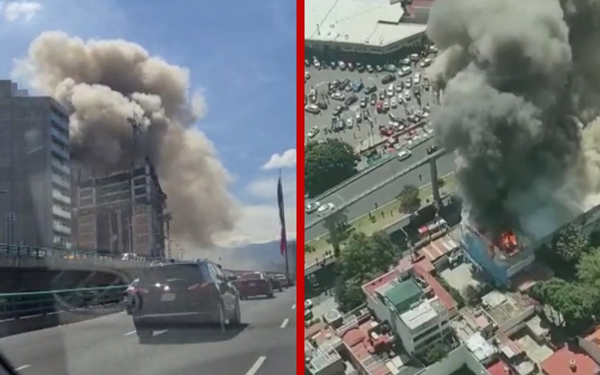 Sofocan incendio en Galerías el Triunfo de San Jerónimo | Videos