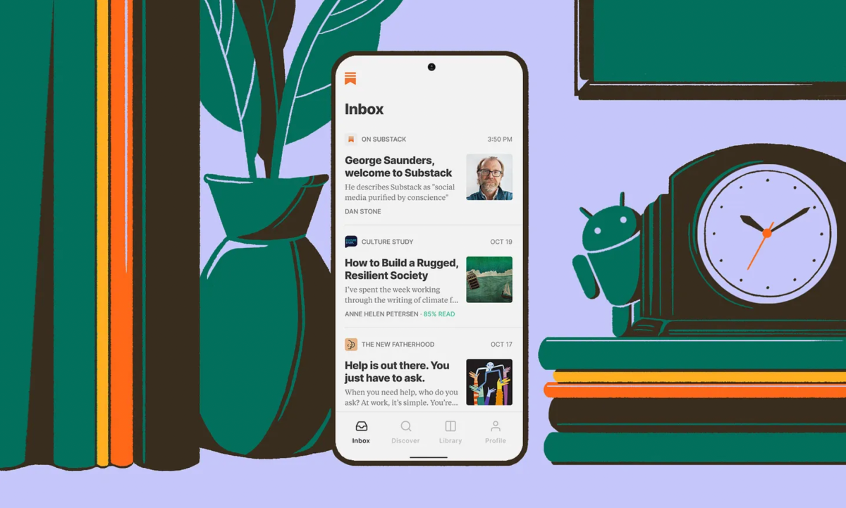 Substack lanza oficialmente su aplicación para Android ‘Reader’