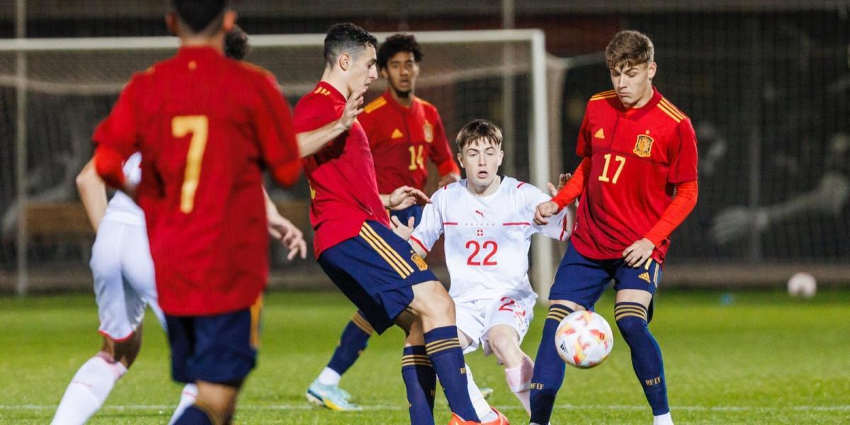 1-1: La Sub-18 de España empata ante Suiza sobre la bocina
