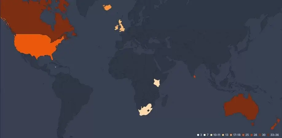 popularidad mapa de calor éxito de taquilla netflix flixpatrol
