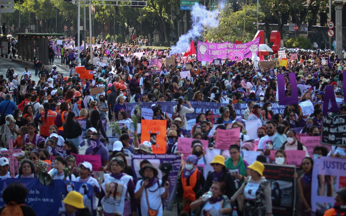 25N | Mujeres alzan la voz en la CDMX; estas fueron las mejores imágenes | Fotogalería