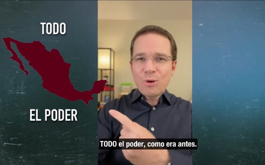 'AMLO quiere ganar todas las elecciones, todo el poder, como era antes': Anaya