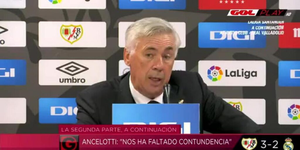 Ancelotti: "A lo mejor el entrenador ha fallado"