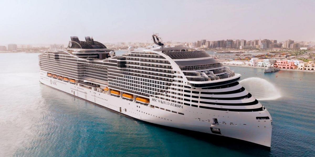 Así es MSC World Europa, el crucero que se convierte en hotel para el Mundial de Qatar